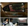 2pcs Car Sunshade Anti-mosquito Insulation UV Protective Glass Sunscreen Mesh