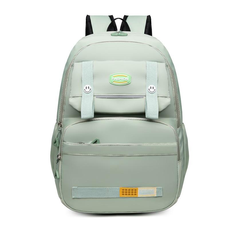 New female junior high school student schoolbag simple and versatile large-capacity backpack fashionable travel backpack