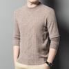 Firstview Men's Winter Thick Wool Crew Neck Sweater FV25D1982