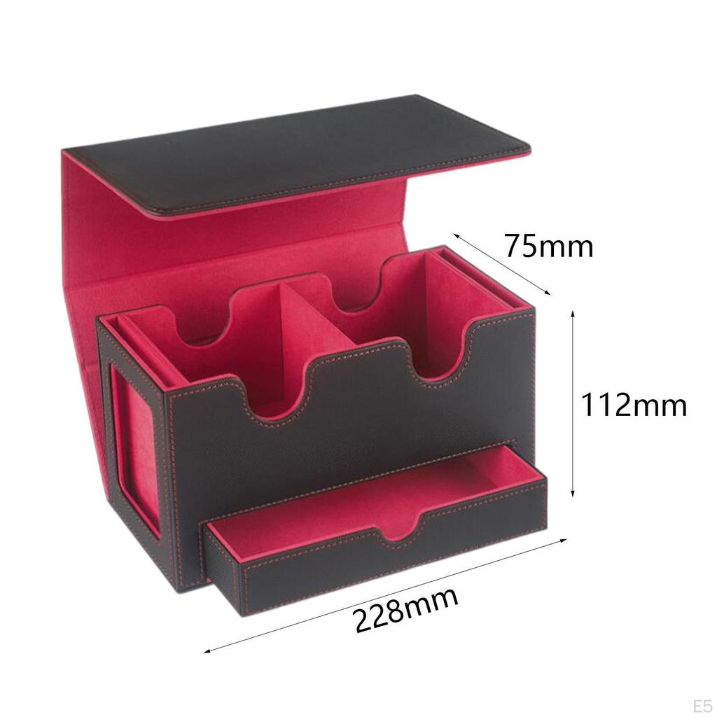 Card Deck Box for Organizing 320+ Cards - Stylish Storage Solution
