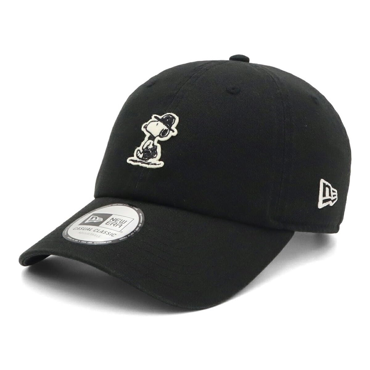 

New Era Casual Classic Cap Peanuts Snoopy ONSPOTZ and Summer Sun UV Cool Various Styles (14676931, NER36C8185), Black, Collaboration, Exclusive, Men s