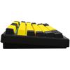 LORGAR Wireless Gaming Keyboard, Pro, 75% Mechanical, Black and Yellow, EN Layout