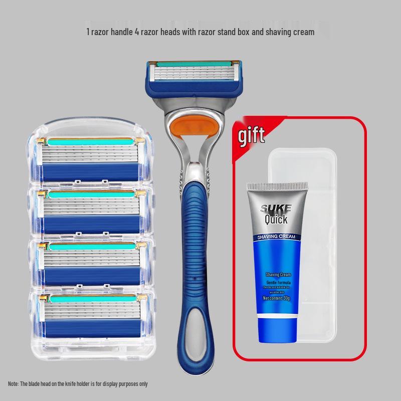 Old-Fashioned Drop-Shipping Compatible Razor: 5-Layer Gillette Fusion5 Shaving Knife
