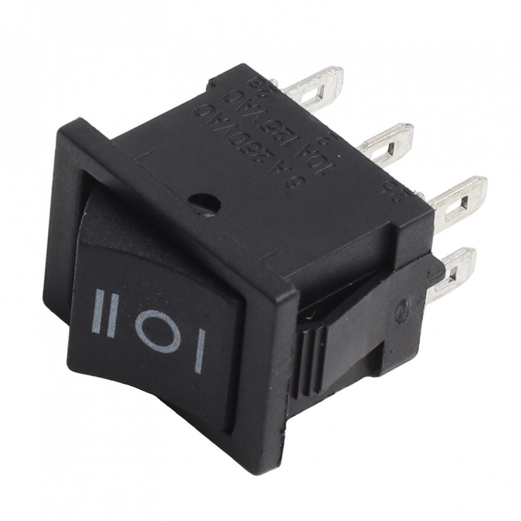 Effizient gestalteter KCD1 schwarzer Wippschalter geeignet für Bedienfelder