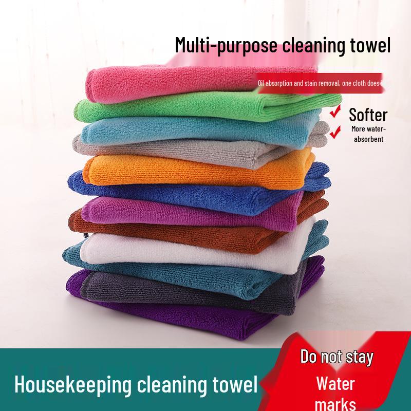 Thickened Lint-Free Absorbent Kitchen & Household Cleaning Towel for Kindergartens