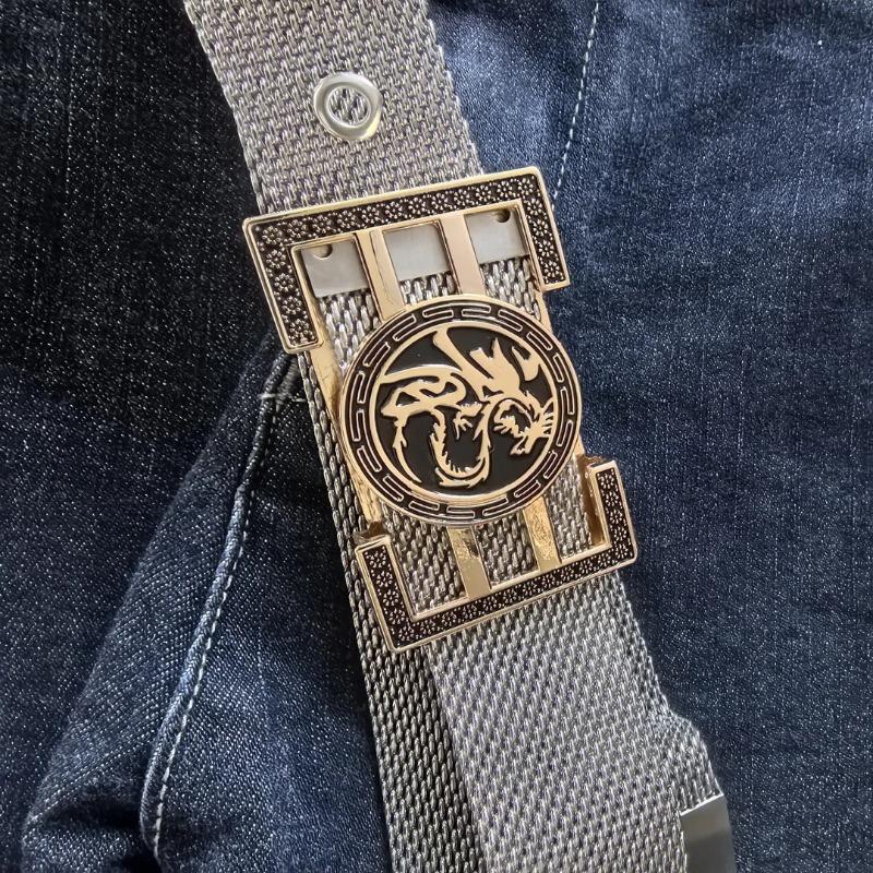 Roestvrijstalen "afstammelingen van de draak" riem - een metalen statement voor zelfverdediging van mannen