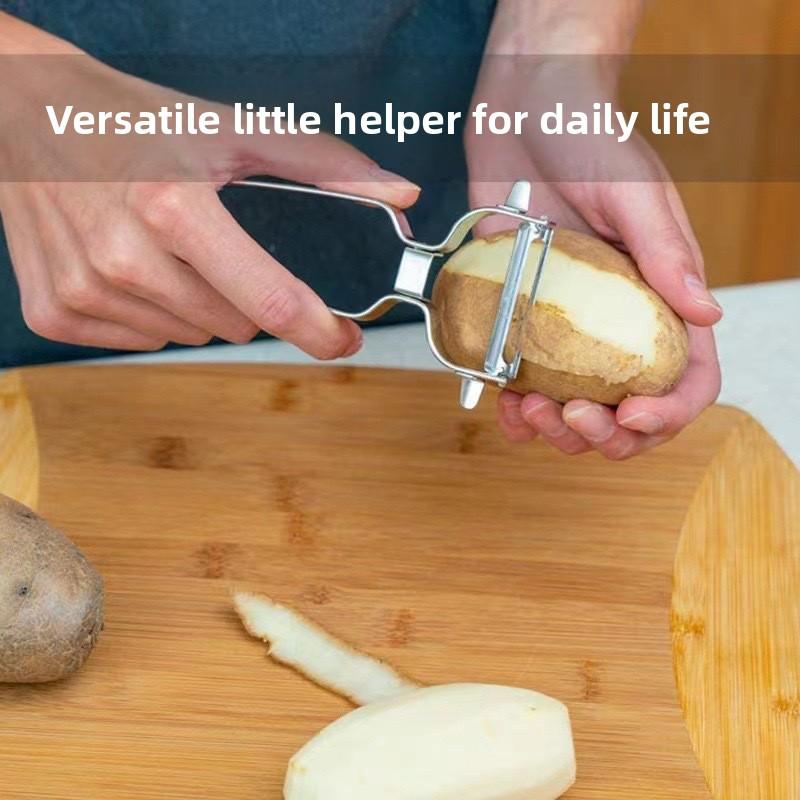 Stainless Steel Peeler - Stainless Steel Fruit and Vegetable Peeler for The Kitchen. Apple Peeler for Apples. Potato Peeler for Potato Skins.