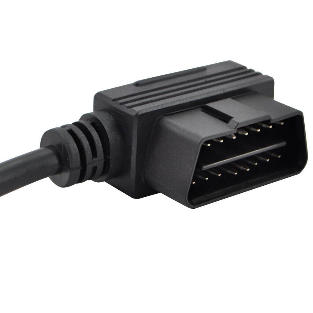 OBD 16 Pin Socket Extension Cable Diagnostic Scanner Connector Tool