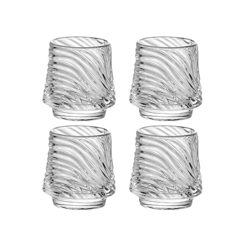 6oz/10.8oz High End Thick Bottom Whiskey Glass Classical Cup Diamond Carved Foreign Wine Glass Modern Water Bottle Bar Glassware