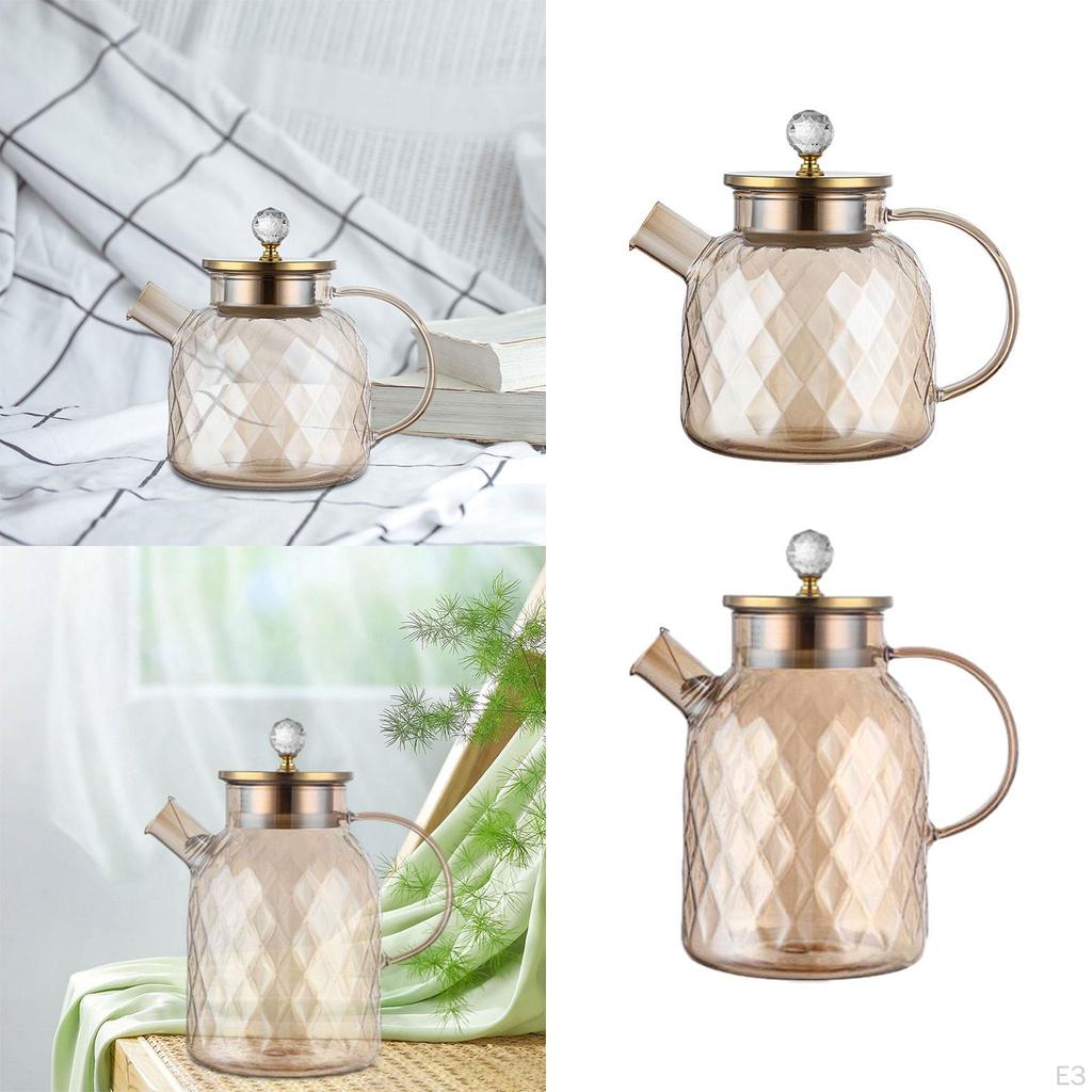 Elegant Glass Beverage Carafe for Cold And Drinks