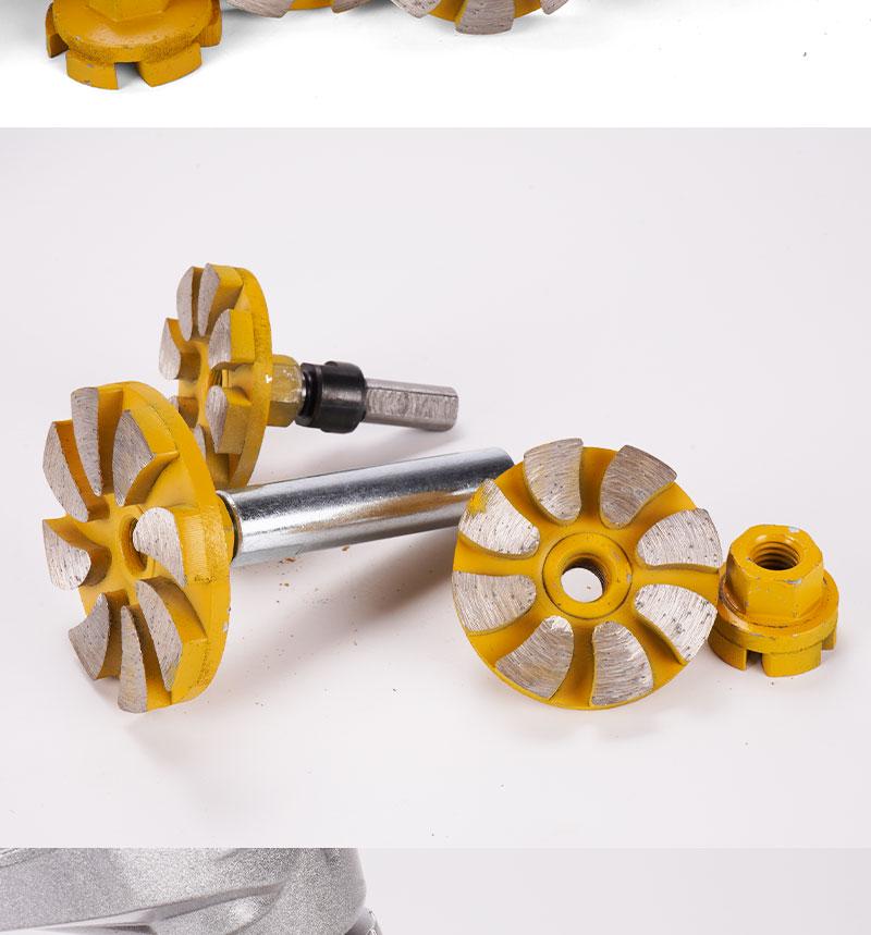 Diamond Stone Grinding Disc for Angle Grinders - Ideal for Cleaning, Shaping, and Leveling Surfaces
