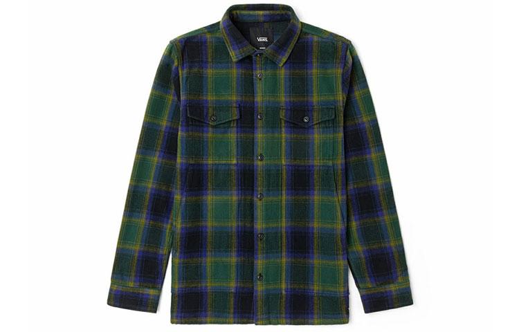 Vans Shirts Men s Green Pointed Collar Moderate Other VN0A5KLYZ17 S