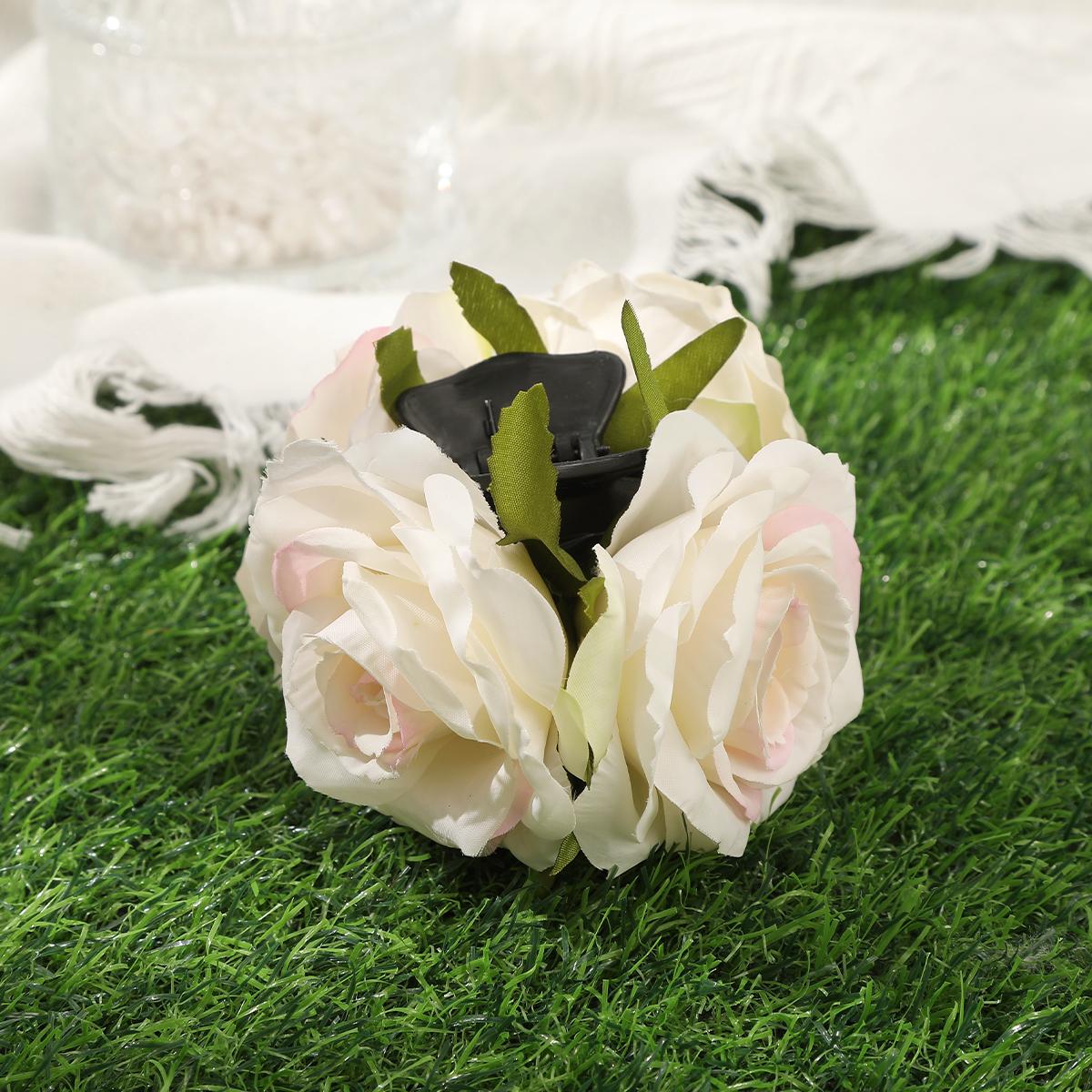 

AWAYTR Японская роза Заколки для волос Ручные цветочные заколки-крабы для женщин, девушек, подарок, аксессуары для волос, Валентин, головной убор