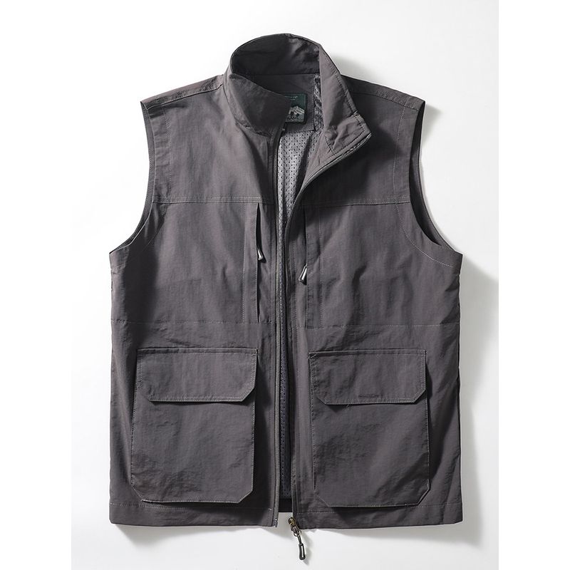 American Retro Tactical Vest Export Photography Parka