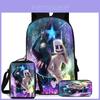Marshmello Backpack Set Durable Versatile Stylish For School Travel