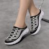 Women's Breathable Knit Mule Sneakers, Casual Slip On Outdoor Shoes, Women's Comfortable Shoes