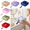 Chinese Style Vintage Tassel Jewelry Box Bamboo Leaves Damask Jewelry Storage Box High-quality Jewelry Packaging Box