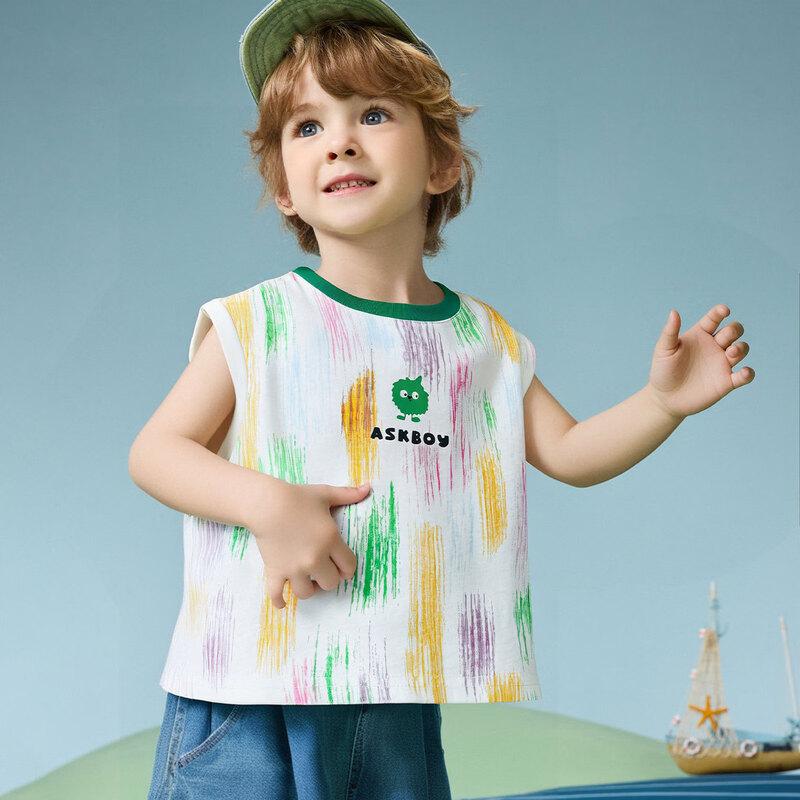 ASK JUNIOR Boys  Soft Cotton Sleeveless Vest 90