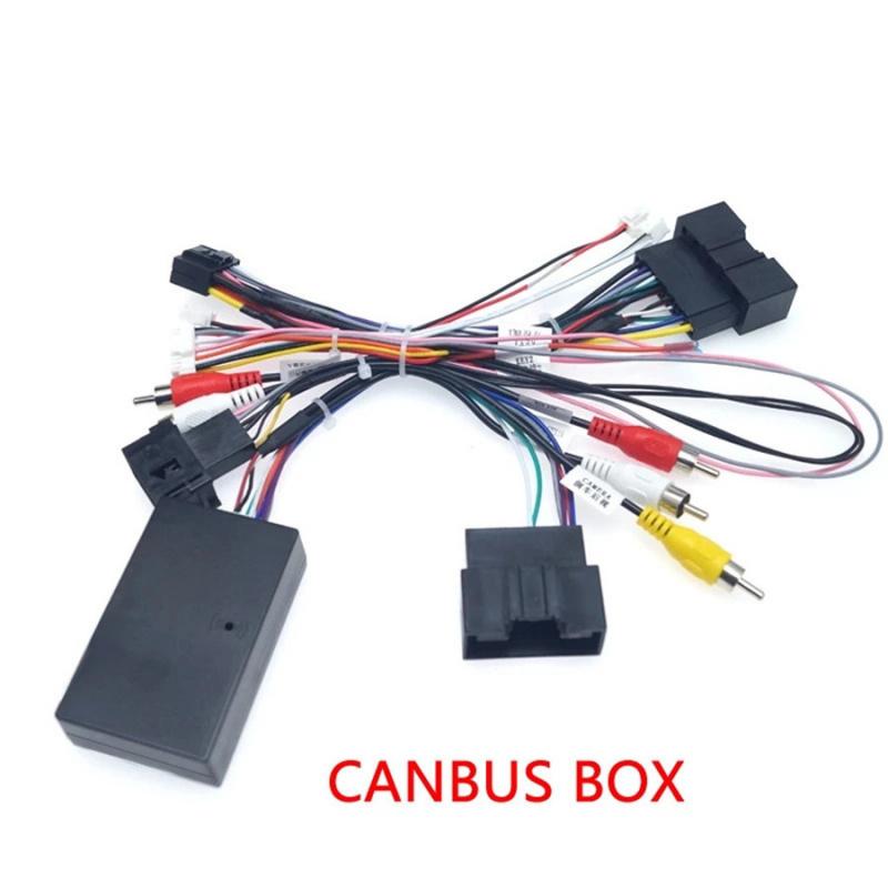 For Ford Focus 12-18 Vertical Screen Android Stereo Power Wire Harness W/Canbus