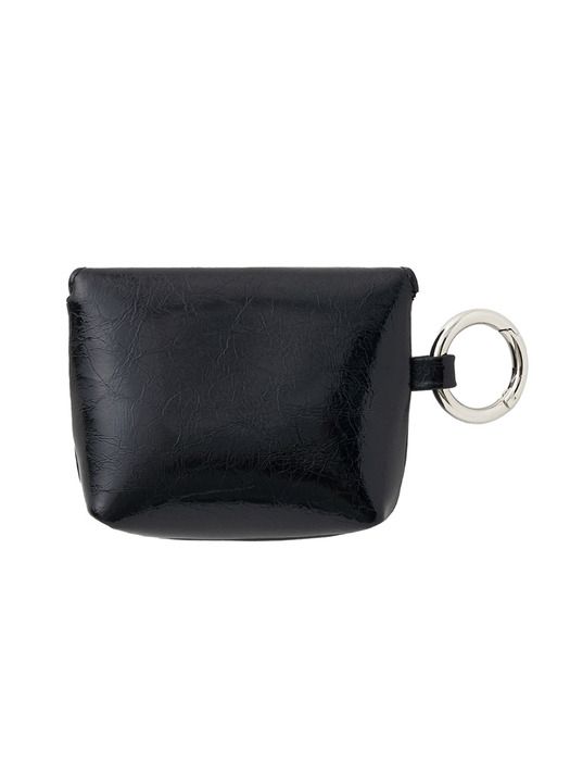 TOOAMO Love Mini Pouch Keyring_BLACK [Cowhide]