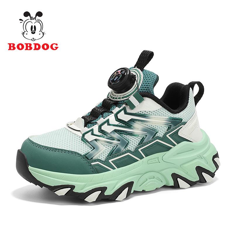 Babu Dou Boys' Breathable Mesh Sports Shoes - 2026 Spring/Autumn Collection for Older Children