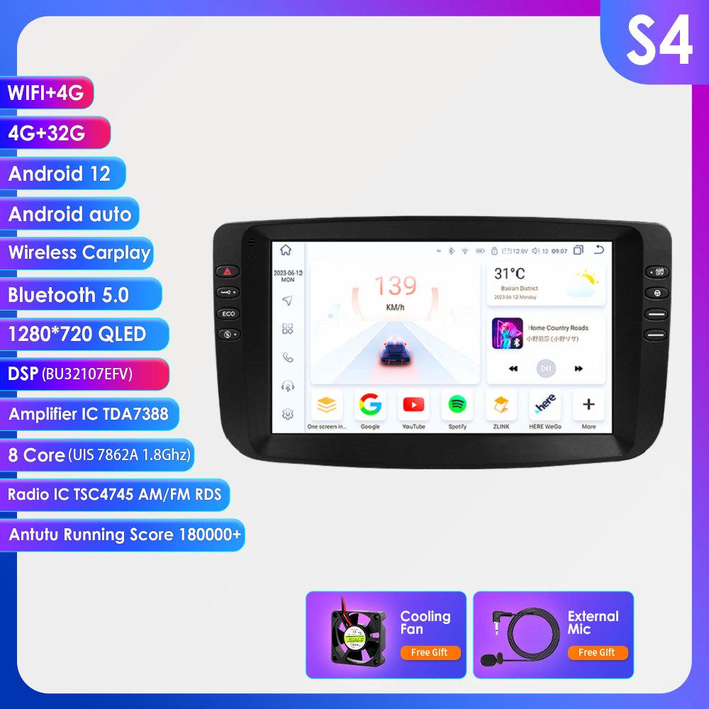 

9-дюймовый Carplay 4G 2 Din Android 13 автомобильное радио для Fiat Linea 2012 - 2015 Fiat Punto EVO мультимедийный видеоплеер Navi GPS DSP WIFI интеллектуальный экран S4 8Core 4G 32G