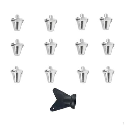 12 Pieces Football Boot Studs Directly Replace Aluminum Alloy Easy To Install Soccer Shoe for