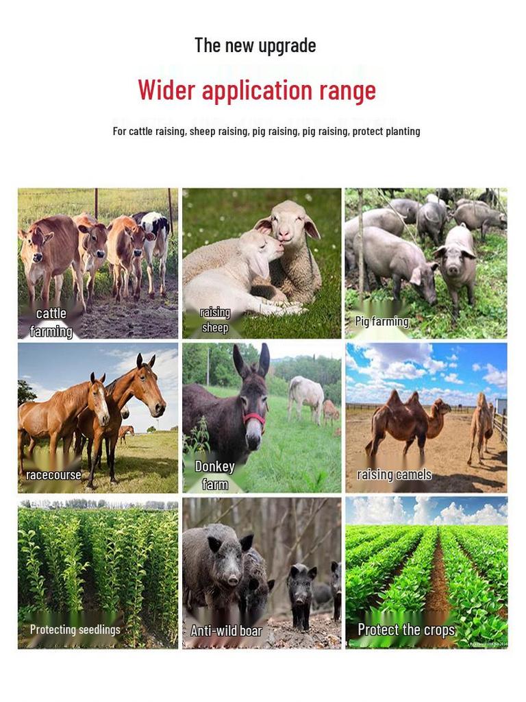 High-Voltage Livestock Protection Fence Host & Amplifier for Cattle and Sheep