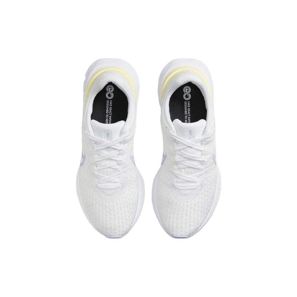 New Nike React Infinity Run Flyknit 3 White Violet Citron Tint Women's DD3024-100