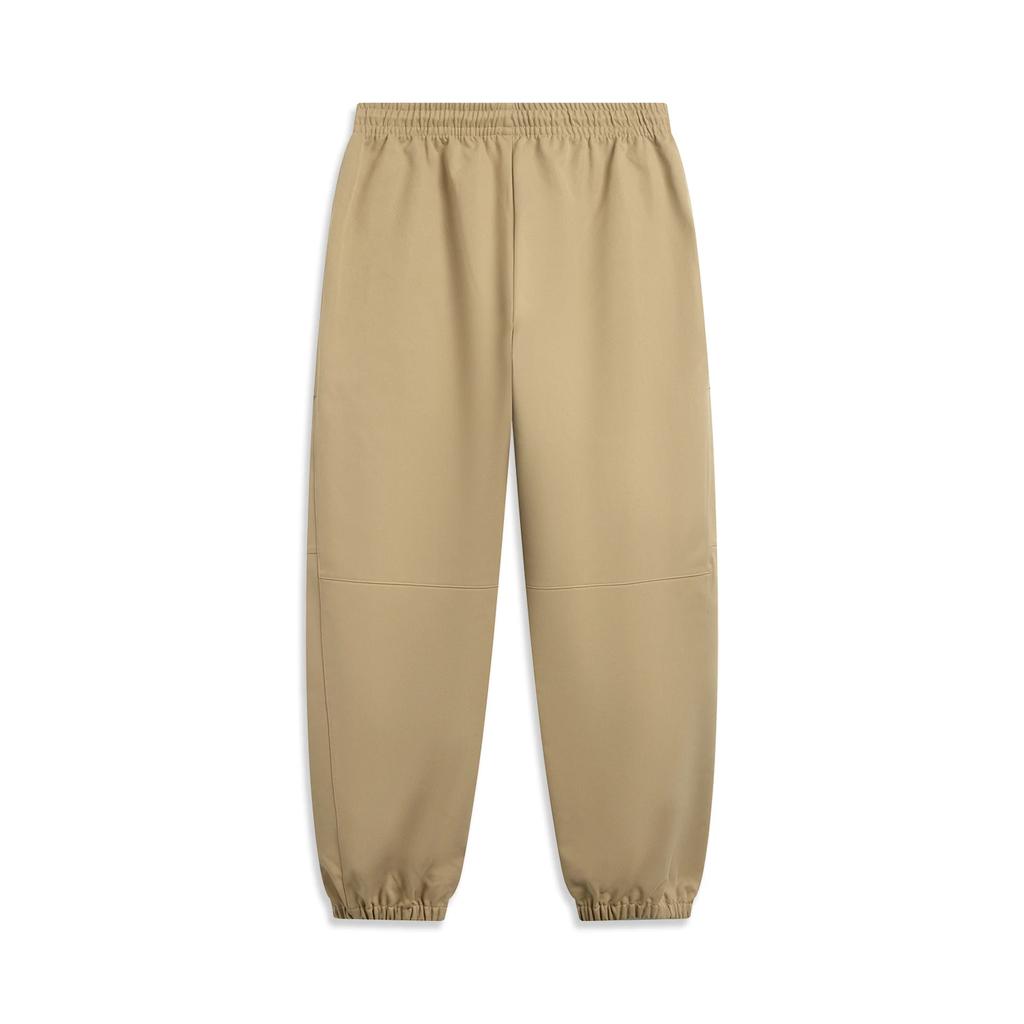 Li Ning Basketball Series Anti-Five Series Simple Versatile Casual Solid Color Drawstring Sports Long Pants Men Bottoms AYKV561-4