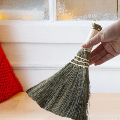 Mini, Desktop Broom, Miscanthus, Sweeping Cleaning Brush for Desktop, Home Table, Car,