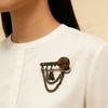 Tassel Brooch  Key Design Brooch Vintage Key Brooch Timeless Metal Pin For Casual Outfit Gifts Hat