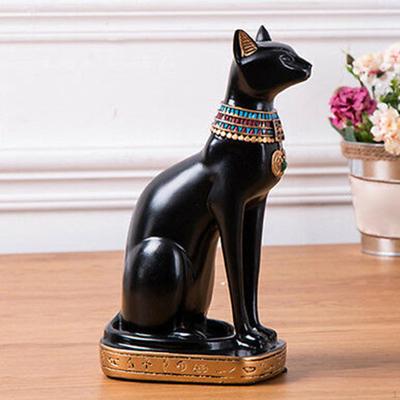 Cat Goddess Statue - Handmade Sculpture