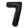 40 Inch Black Number Balloons for Birthday Party Decorations, Anniversary and Celebration Decor