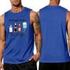 Men Sleeveless Tank Top Casual Summer Shirt Loose Fit Muscle Tee Breathable Lightweight Daily Wear