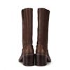 Barbara Leather 7cm Half Long Boots Bbg868br