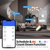 European Standard Type 228 Smart Switch Socket with Tempered Glass Panel, Alexa Voice Control, and Doodle App Compatibility