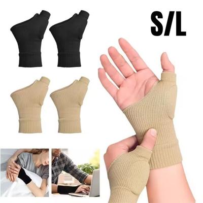 1 Paire Gants Respirants pour Poignet et Pouce à Compression pour Arthrite Tricotés Support de Poignet Genouillère Protection Pouce Pour Soulagement de la Douleur
