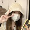 Warm Chic Lamb Wool Bucket Hat For Winter Women Stylish Cozy Fuzzy Cute Hat Fisherman