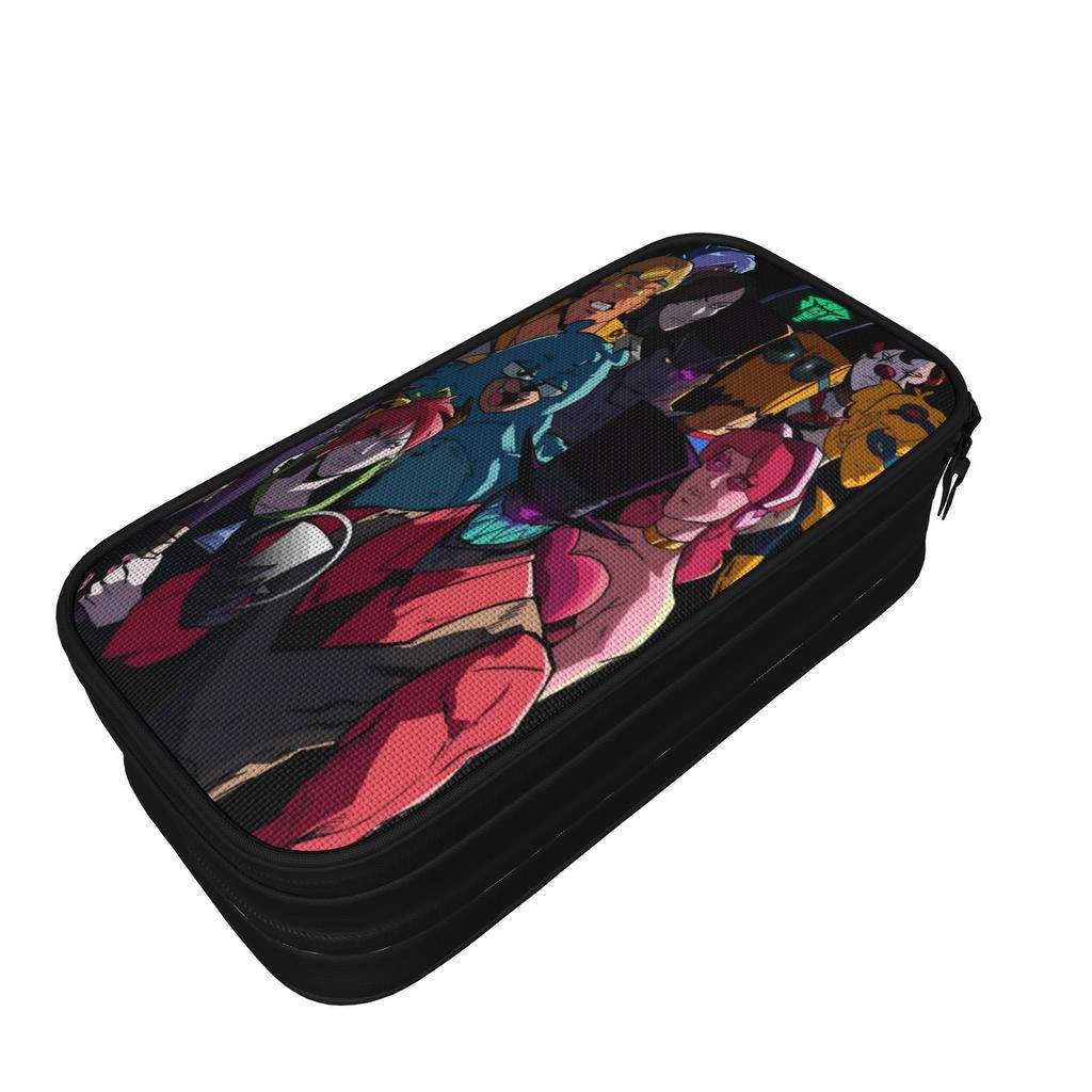 Large Pen Box Villainous Comdy Office Supplies Double Layer Pencil Box Women Makeup Bag Amazing Gift