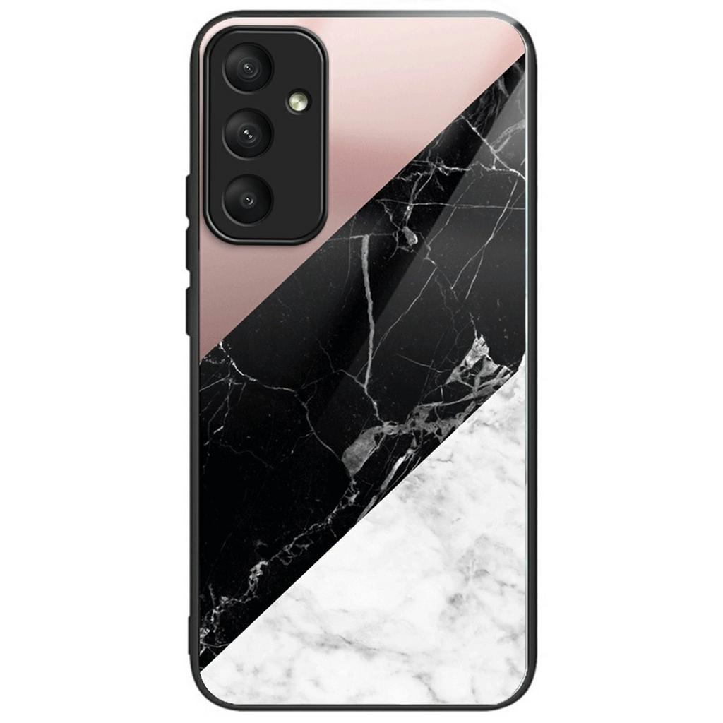 For Samsung Galaxy A16 5G/4G Case Tempered Glass TPU Drop-Proof Phone Cover Pattern Printing