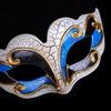 Half Face Masks Masquerade Props Easter Halloween Theme Party Venetian Ball Masks Upper Crack Half Face Masquerade Mask