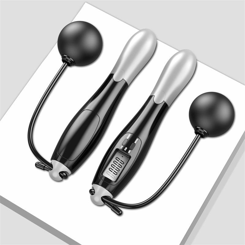 

Cordless Electronic Jumping Rope Counting Speed Skipping Counter Gym Fitness Crossfit Skipping Smart Jump Rope with LCD Screen
