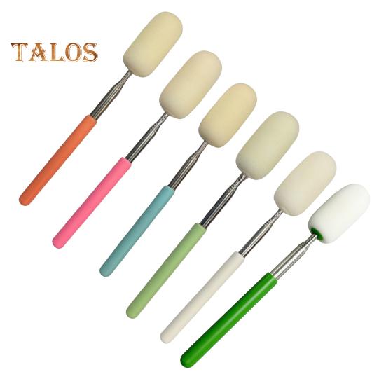 

1/3 шт. телескопическая губка для мытья посуды с ручкой из нержавеющей стали, впитывающая длинная губка для чистки посуды, узкая, высокая, инструменты для удаления воды из посуды M разноцветный