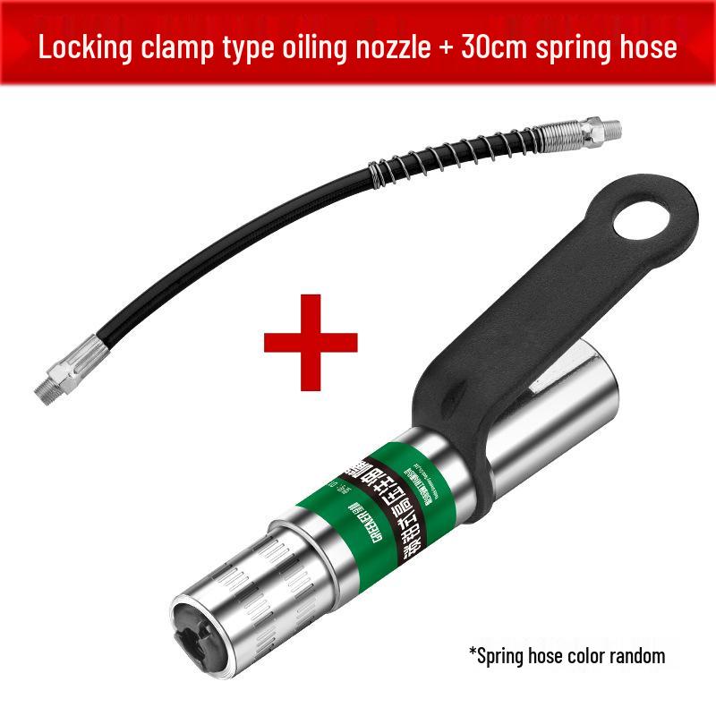 Green Forest High-Pressure Manual Locking Grease Gun Nozzle Set
