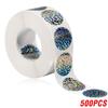 100-500pcs 1inch Coloful Stickers Scrapbooking For Seal Adhesive Label Roll Cute Sticker For Package Stationery Sticker