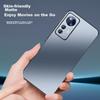 Xiaomi 12 Phone Case, Xiaomi 12X Protective Cover, AG Frosted Lens Full Protection Simple Anti-Drop XIAOMI Luxury Style 12S Outer Sapphire Blue