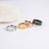 Hip Hop Kreuz Partnerringe Damen Herren Edelstahl 6mm/8mm Religiöser Christlicher Fingerring Punk Party Schmuck Geschenke