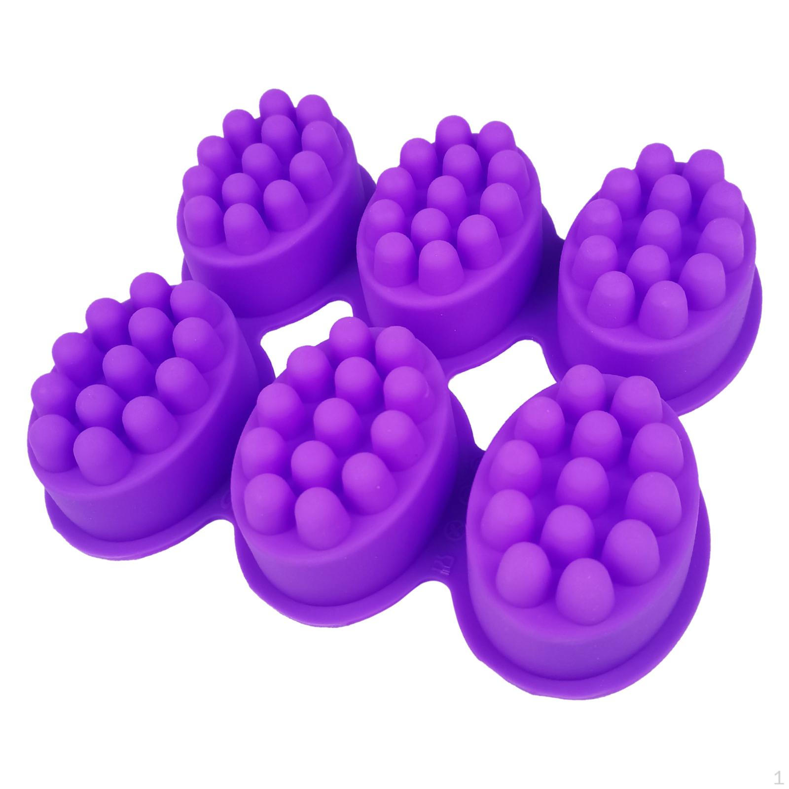 

6 Cavities Silicone Soap 3 Cake Chocolate Making DIY