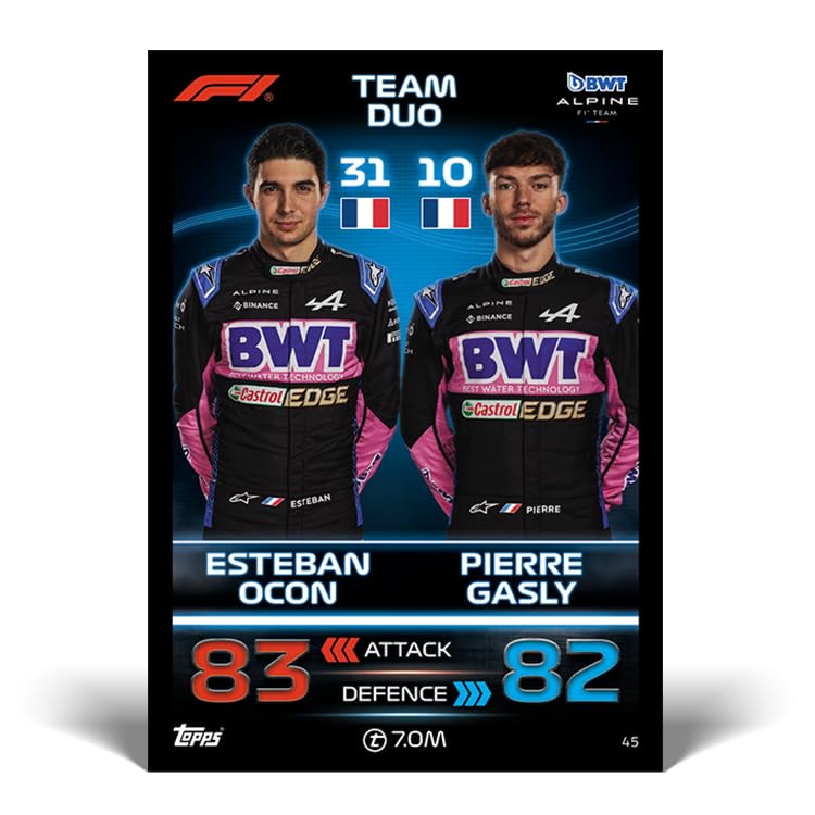 F1 Turbo Attack Trading Card Booster Box.